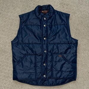 Vintage Wrangler Puff Vest - NAVY